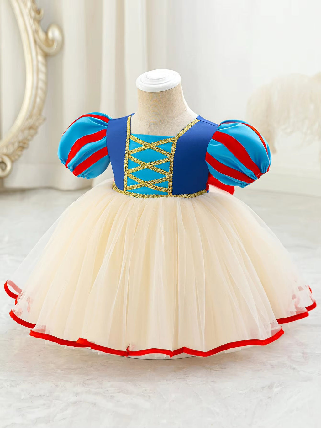 6267 Infant Baby Birthday Party Ball Gown Wedding Fluffy Special Occasion Formal Baby Dress Girl