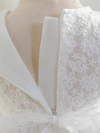 9678 Baby Princess Gown White Design Infant Baby Girls Wedding Party Birthday  with  Hat Ball Gown Baptism Dress Wholesale