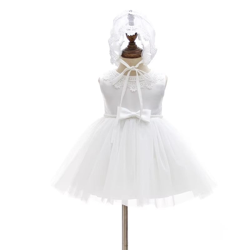 7172 Baptism Girl Dresses Christening Baptism Dress 2 Piece Floral Lace Baptism Gown Baby Dresses 6 to 9 Months