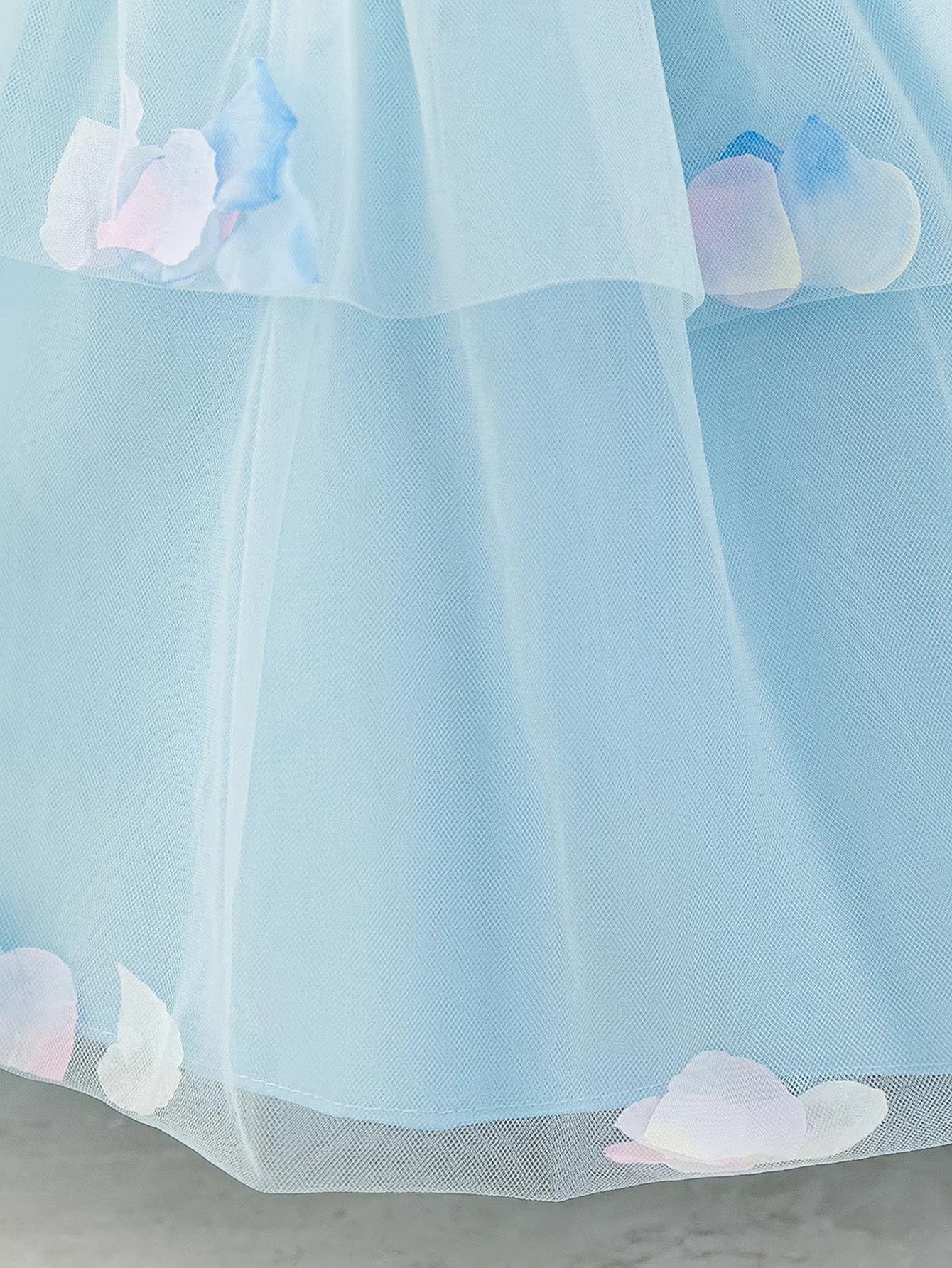 5281 Blue Bows Toddler Baby Dresses 0-12 Months Party Gown Flower Girls Dresses Baby Birthday Clothes Baptism Dress