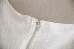 7520 Christening Flower Newborn Gown White Baby Infant Girl Baptism Dresses With Bow