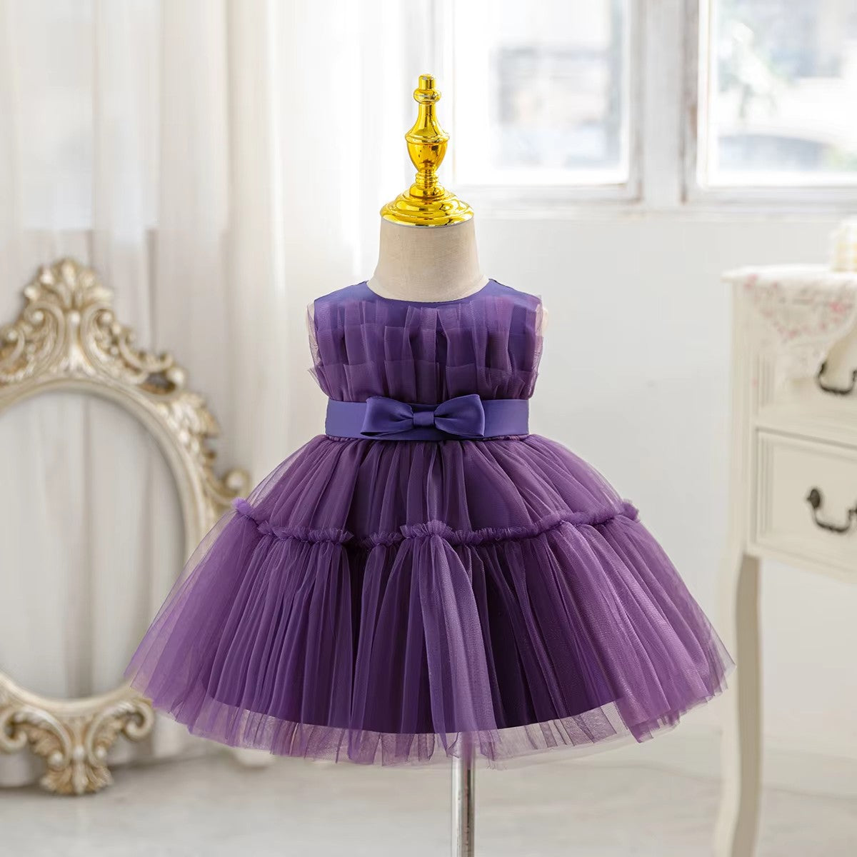5197 Baby Party Dress Princess Ball Gown for Baby Dresses 0-12 Months Design Toddler Girl Clothes