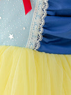 6273 Wholesale Tulle Short Sleeves Sequin Baby Flower Girl Dresses 18-24M Blue Gold Toddler Baby Girl Newborn Tutu Dresses 1Y