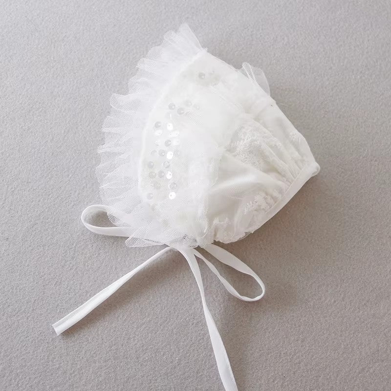7171 Christening Dress for Baby Girl 0-24M White Embroidery Elegant Toddlers Girl Dresses High Quality Baby Girl Wedding Frocks