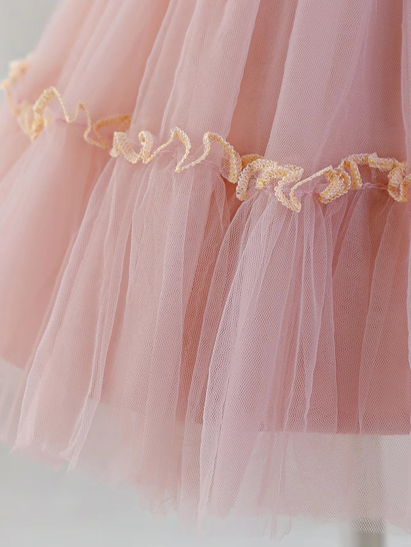 7529 Elegant New Backless Infant Girl Baby 2months Baptism Dress Flower Wedding Party Sweet Baby pink Girl Birthday Dresses