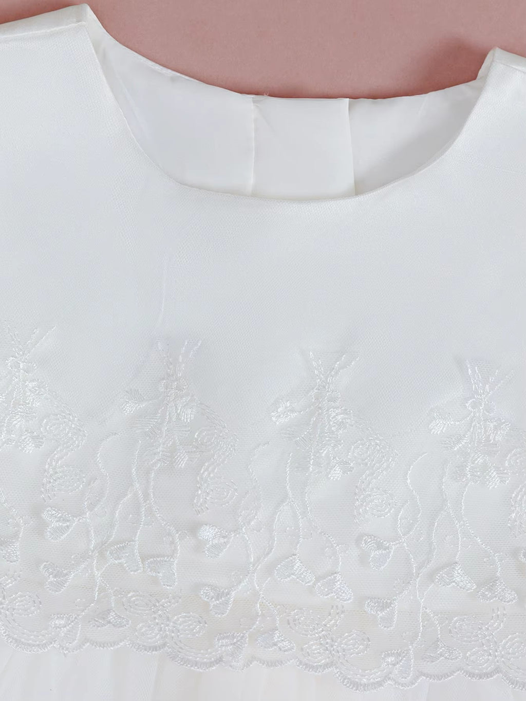 5198 Elegant Embroidered Baby Dress Summer Baby Girl Dress Baptism Gown Christening Dress Newborn Formal Frock Birthday Outfit
