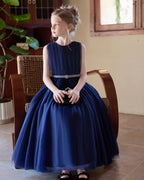5260 Wholesale Party Dress for Kids Tulle Princess Elegant Dresses for Girls Pageant 8 Years Old High Quality Gowns