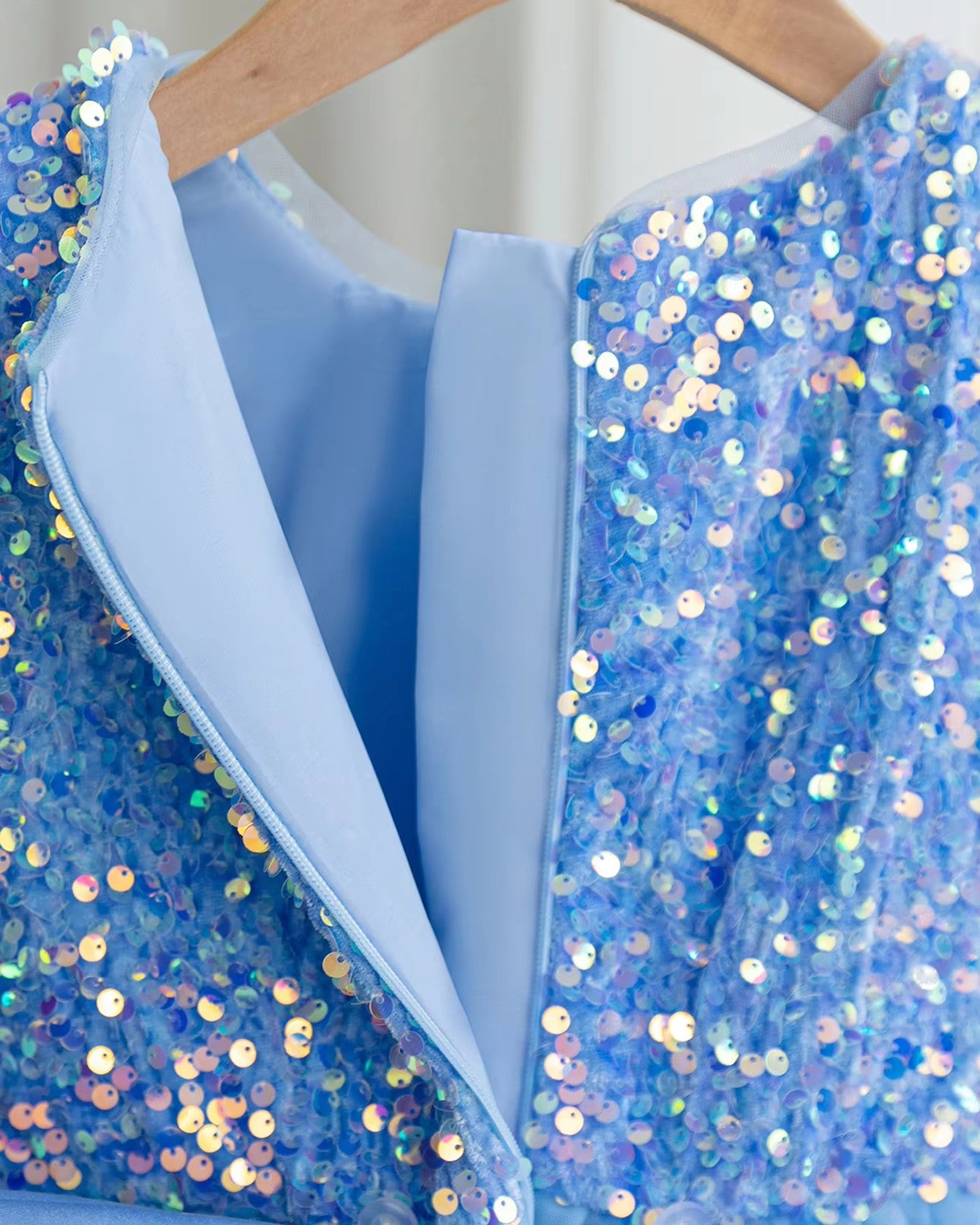 5181 Customizable Fashionable Sequin Little Girls Party Dresses Summer Wear  Princess Dress Kids Formal Wholesale Ball Gown