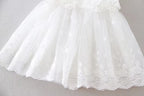 7173 Baby Girl Christening Dress Baptism Dedication Blessing Gown Special Occasion Dresses With Floral Embroidered