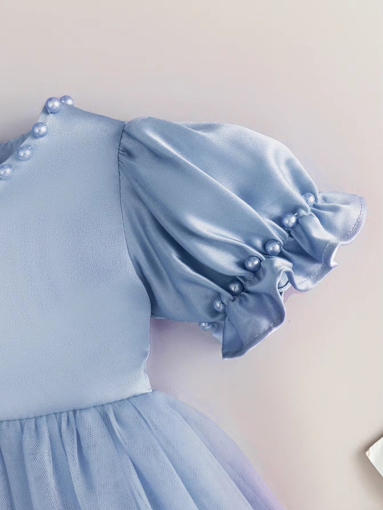 5069 Luxury Toddler Baby Girl Dress Green Purple Puff Net Fairy Casual Baptism Occasion Dresses for 6 Months Baby Girls