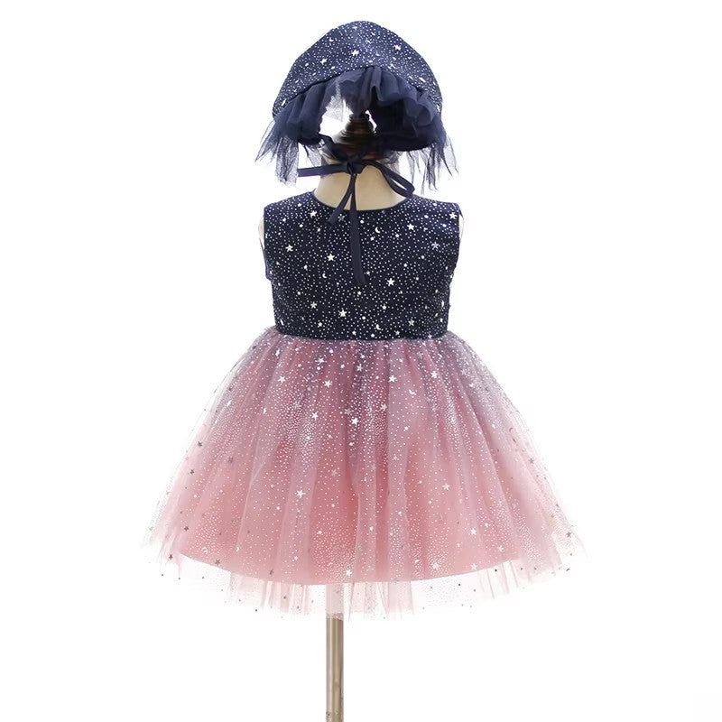 8566 Baby Girl Sparkling Pink Prom Dress Fancy Party Dress China Wholesale Baby Dress Delivered to Pakistan Baby Girl Fashion Dresses