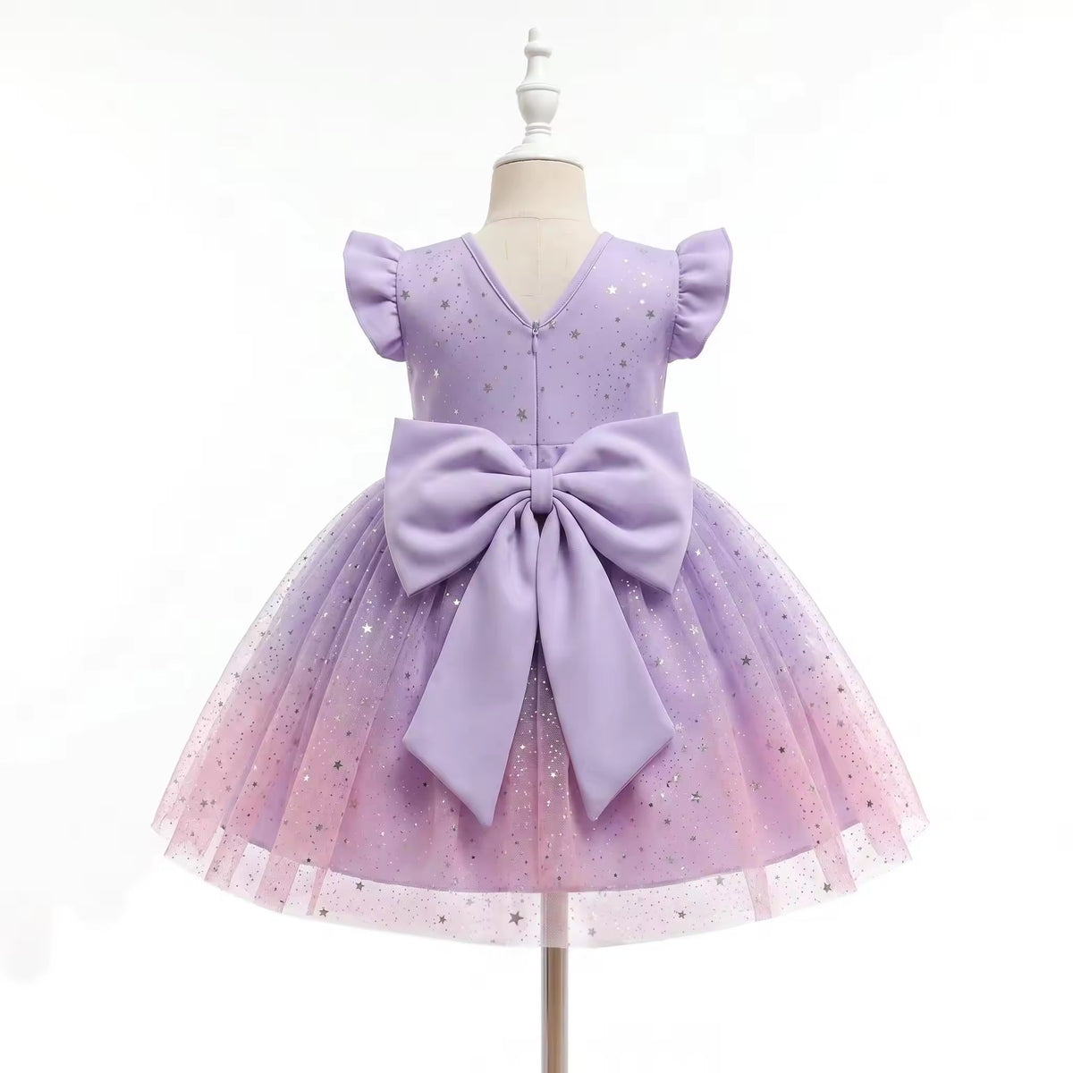 5362 Toddler Girls Sequin Tulle Tutu Dress Short Princess Gown Kid Flower Girl Wedding Birthday Cake Smash Pageant Formal Party Dress
