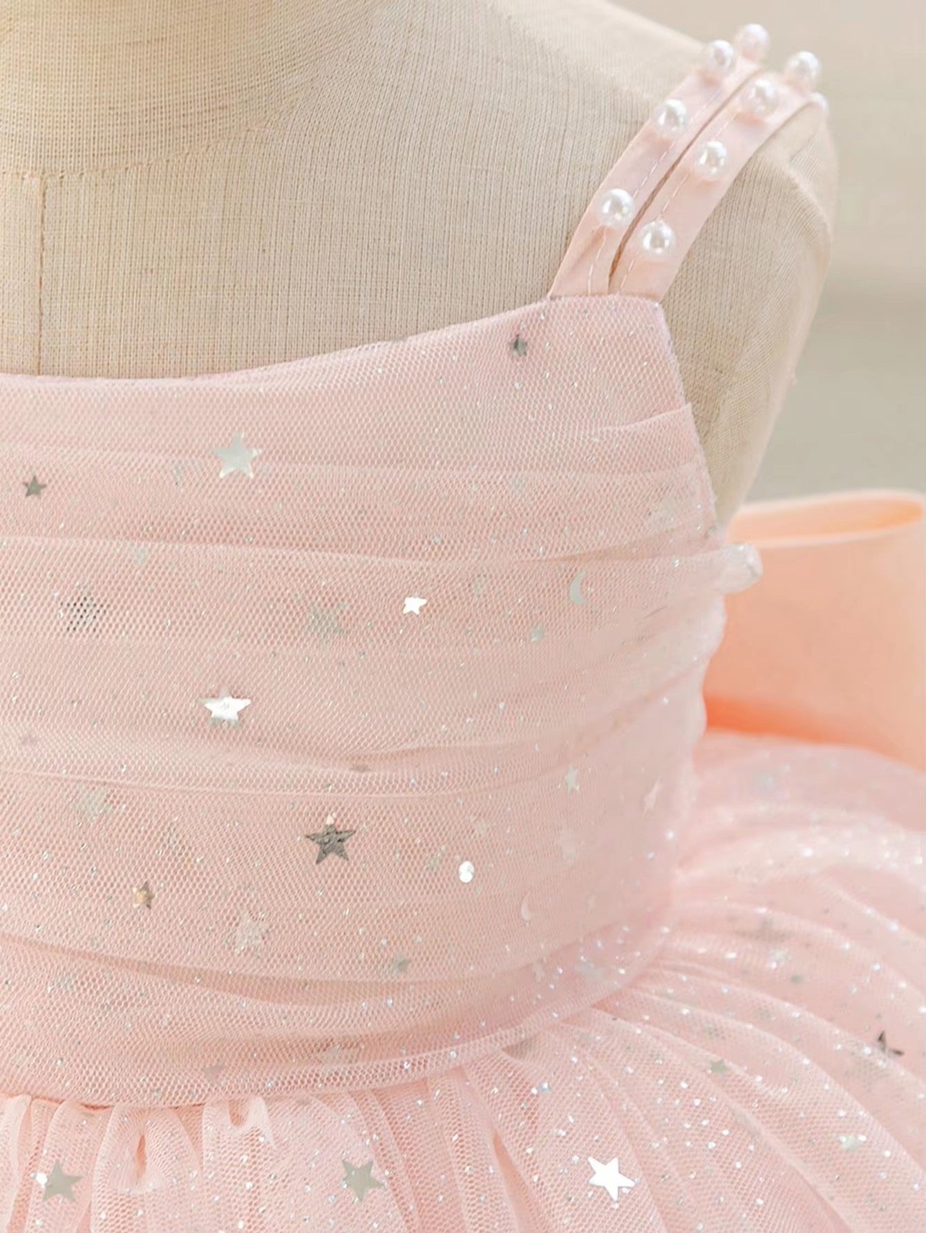 5302 Wholesale Sparkly Elegant Cute Casual Pageant Ball Evening Gown Birthday Dress for One Year Old Kids Infant Baby Girls