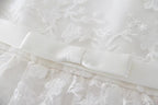 6155 Infant Dress for Girls Baby Girl Flower Christening Baptism Dress Formal Party Special Occasion Dresses Flower Girl White Gown
