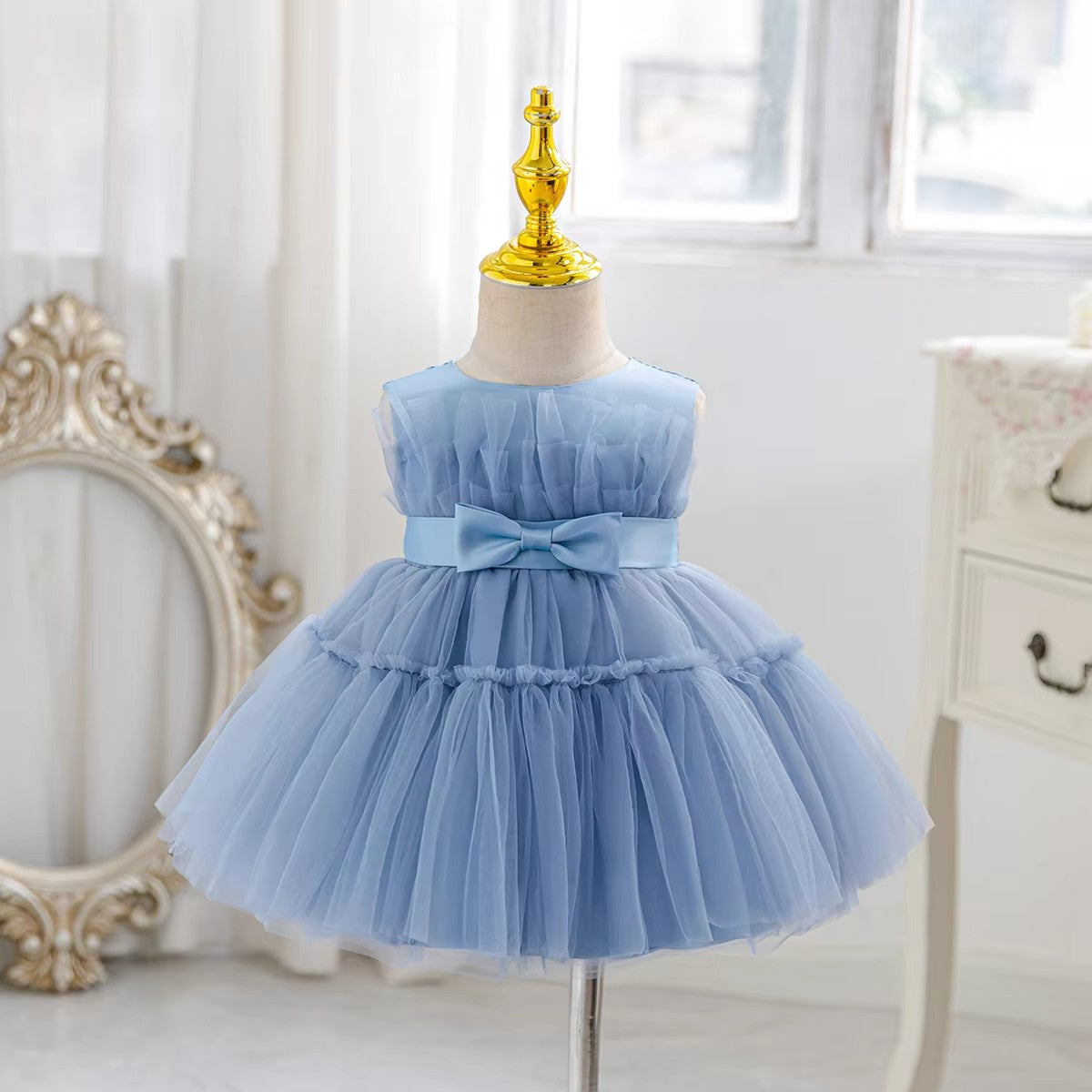 5197 Baby Party Dress Princess Ball Gown for Baby Dresses 0-12 Months Design Toddler Girl Clothes