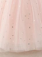 5302 Wholesale Sparkly Elegant Cute Casual Pageant Ball Evening Gown Birthday Dress for One Year Old Kids Infant Baby Girls