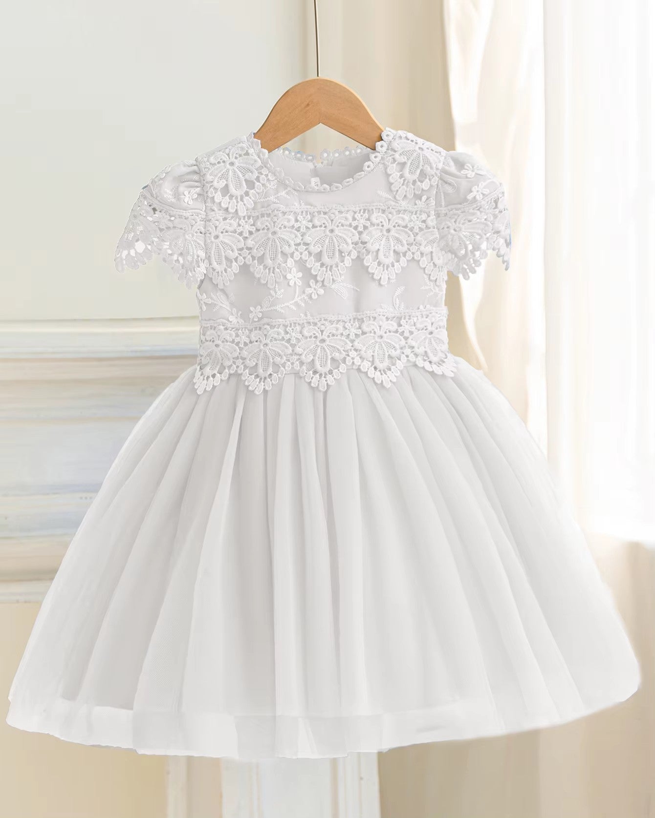 6258 Wholesale Little Girl Gold Party Dress Frock 3Y Fancy Princess Dress 2 Years Baby Girl Tulle Embroidery Birthday Gown
