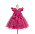 5362 Toddler Girls Sequin Tulle Tutu Dress Short Princess Gown Kid Flower Girl Wedding Birthday Cake Smash Pageant Formal Party Dress