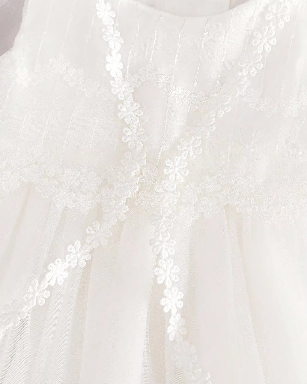 5071 Baby Dresses Baptismal White Frocks for Newborn Embroidered Birthday Party Wedding Christening Baby Infant Dress