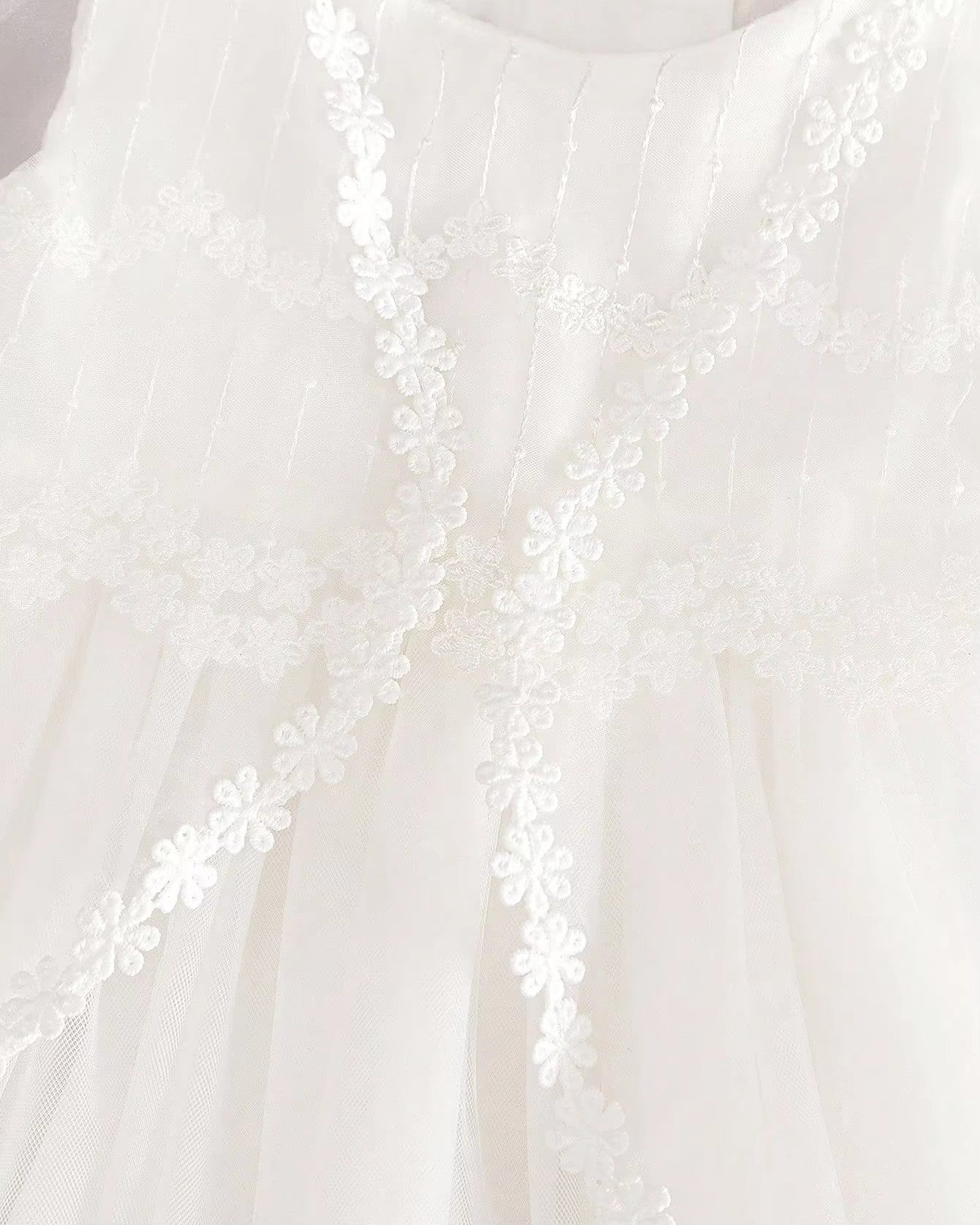 5071 Baby Dresses Baptismal White Frocks for Newborn Embroidered Birthday Party Wedding Christening Baby Infant Dress