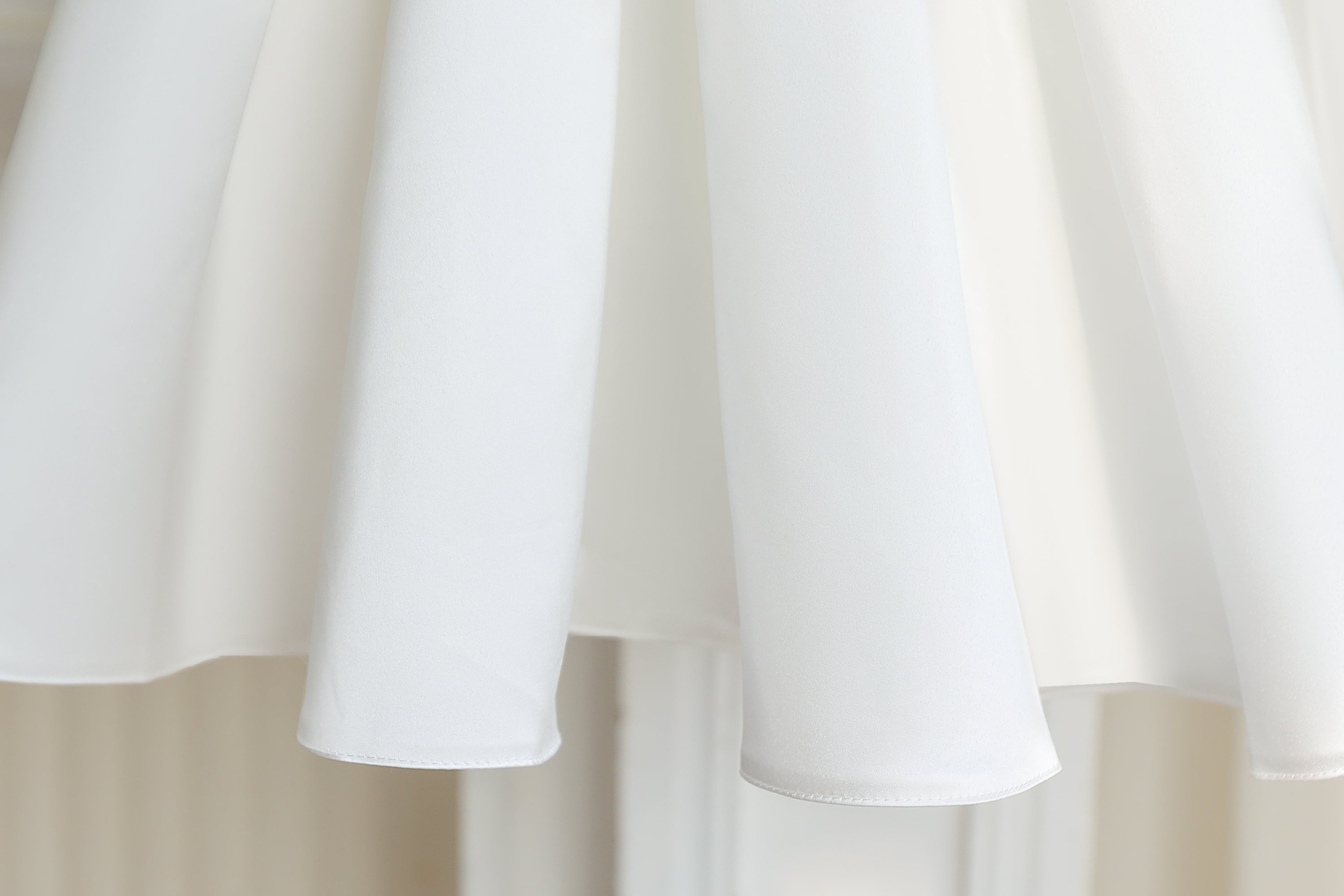 7891 First Communion Dress White Pearl Satin Formal Dress Girls Bow Baptism Church Wedding Graduation Short Gown 7 Years Old
