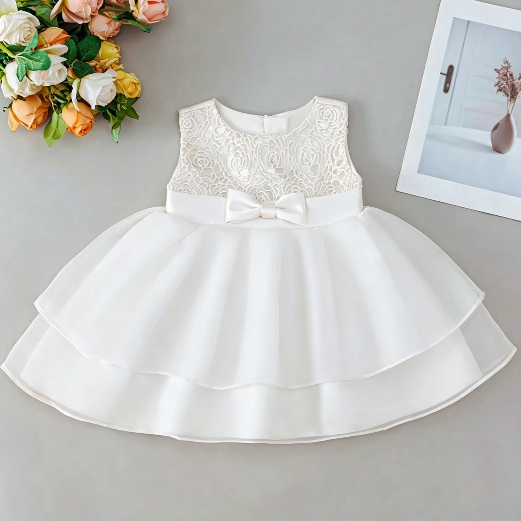 2089 Wholesale Summer Indian Print Style Fancy Costume Clothes Outfit Dress for Baby Girls Toddler Kids Wedding Party Wear