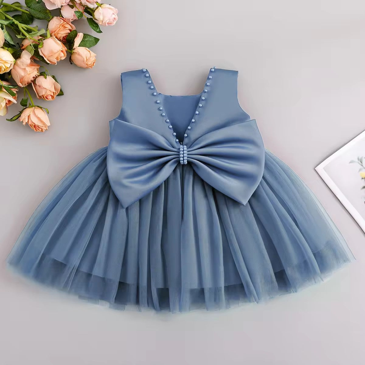 7522 Summer Baby Frock Newborn Baby Clothes Princess Birthday Party Baby Dress 1 Year Old Gir
