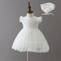9769 Baby Girls Embroidered Christening Baptism Dress Baby Girl Wedding Gowns White Communion Dress Kids Baby Dresses 12 to 18 Months