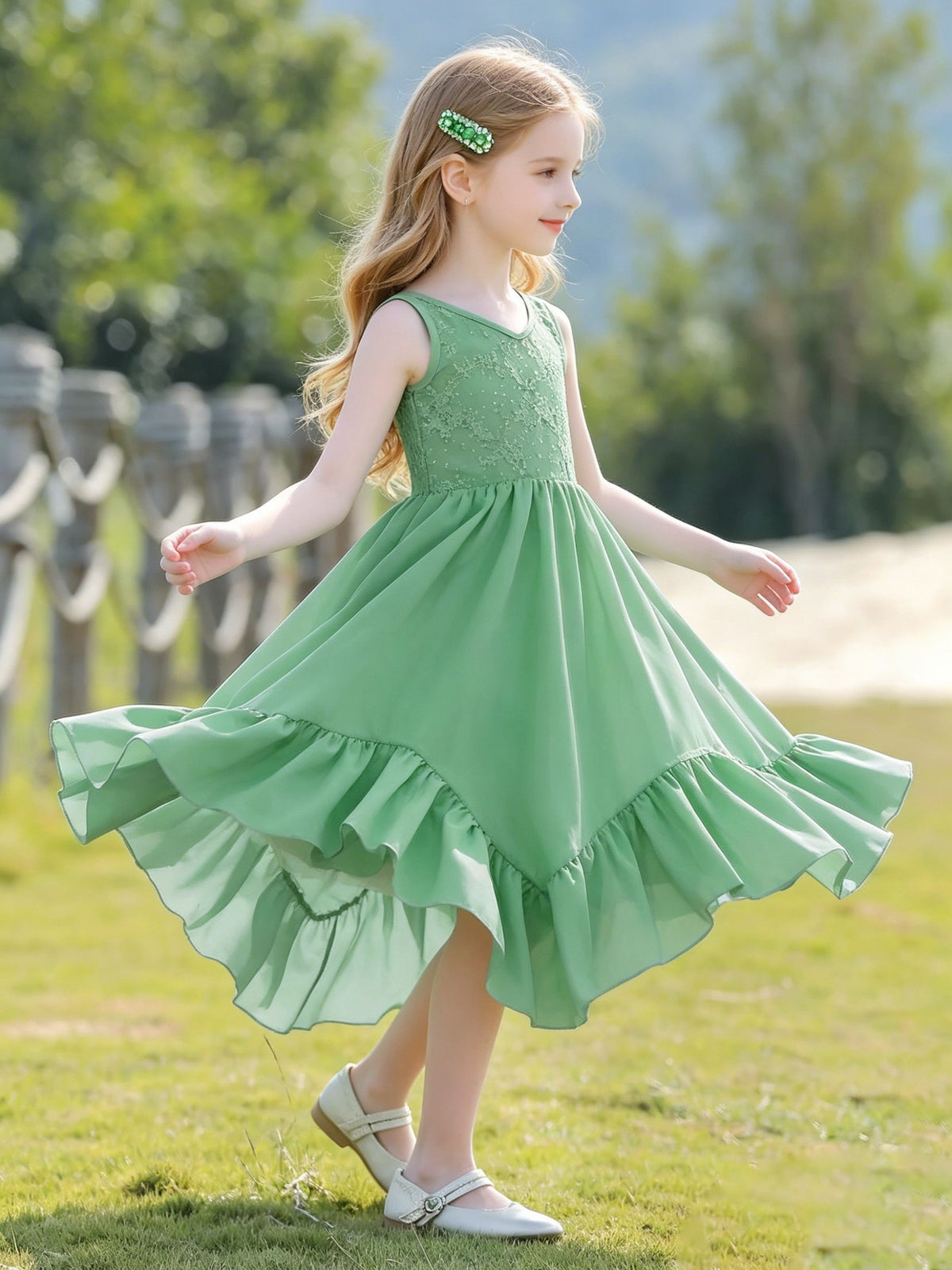 7787 Fashion Teenage Sequin Flower Girl Dress Sleeveless Elegant Casual Cute Ball Gown Wholesale Kids Dance Girls Fancy Wedding