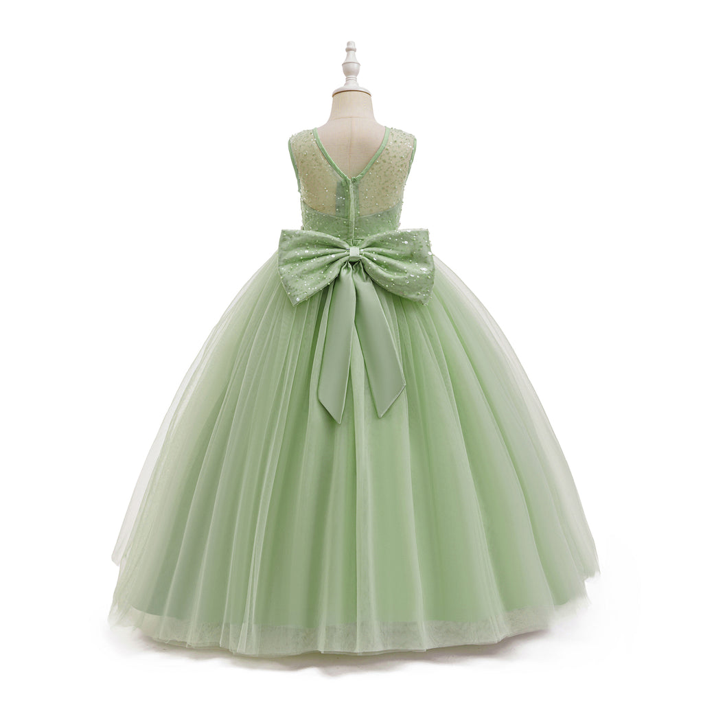 5137 Wholesale White Lace First Communion Dress Kids Flower Girl Formal Wear for Church First Holy Communion Ceremony（副本）