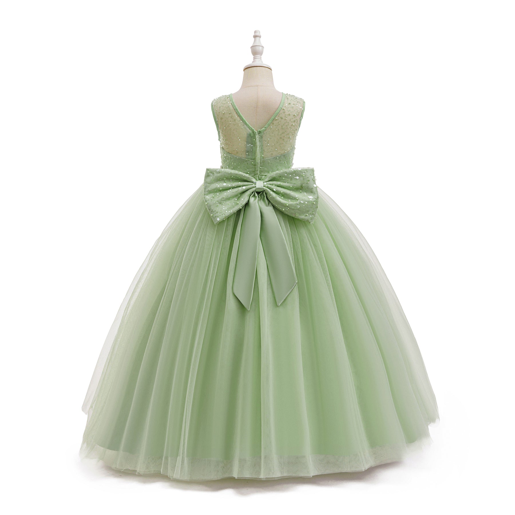 5137 Wholesale White Lace First Communion Dress Kids Flower Girl Formal Wear for Church First Holy Communion Ceremony（副本）