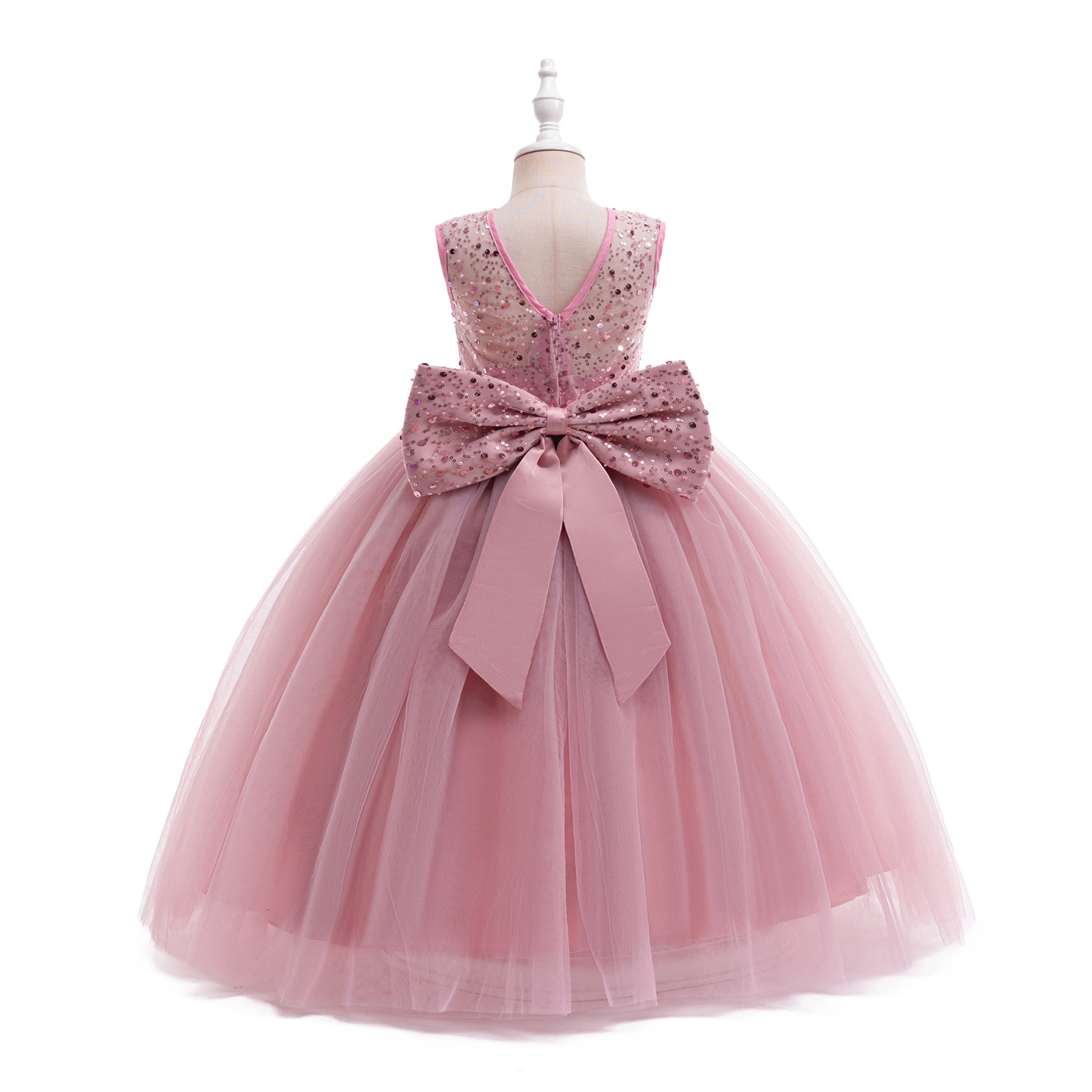5137 Wholesale White Lace First Communion Dress Kids Flower Girl Formal Wear for Church First Holy Communion Ceremony（副本）
