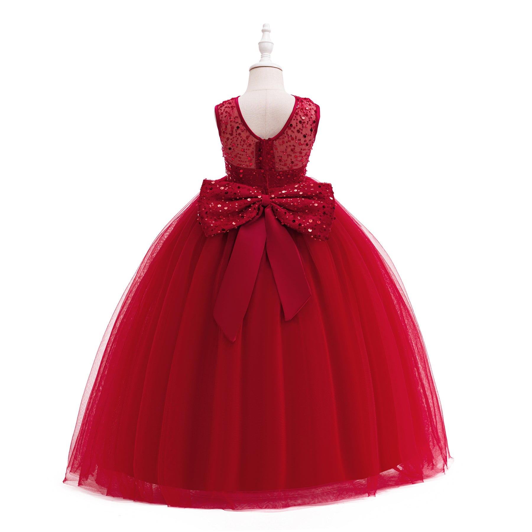 5137 Wholesale White Lace First Communion Dress Kids Flower Girl Formal Wear for Church First Holy Communion Ceremony（副本）