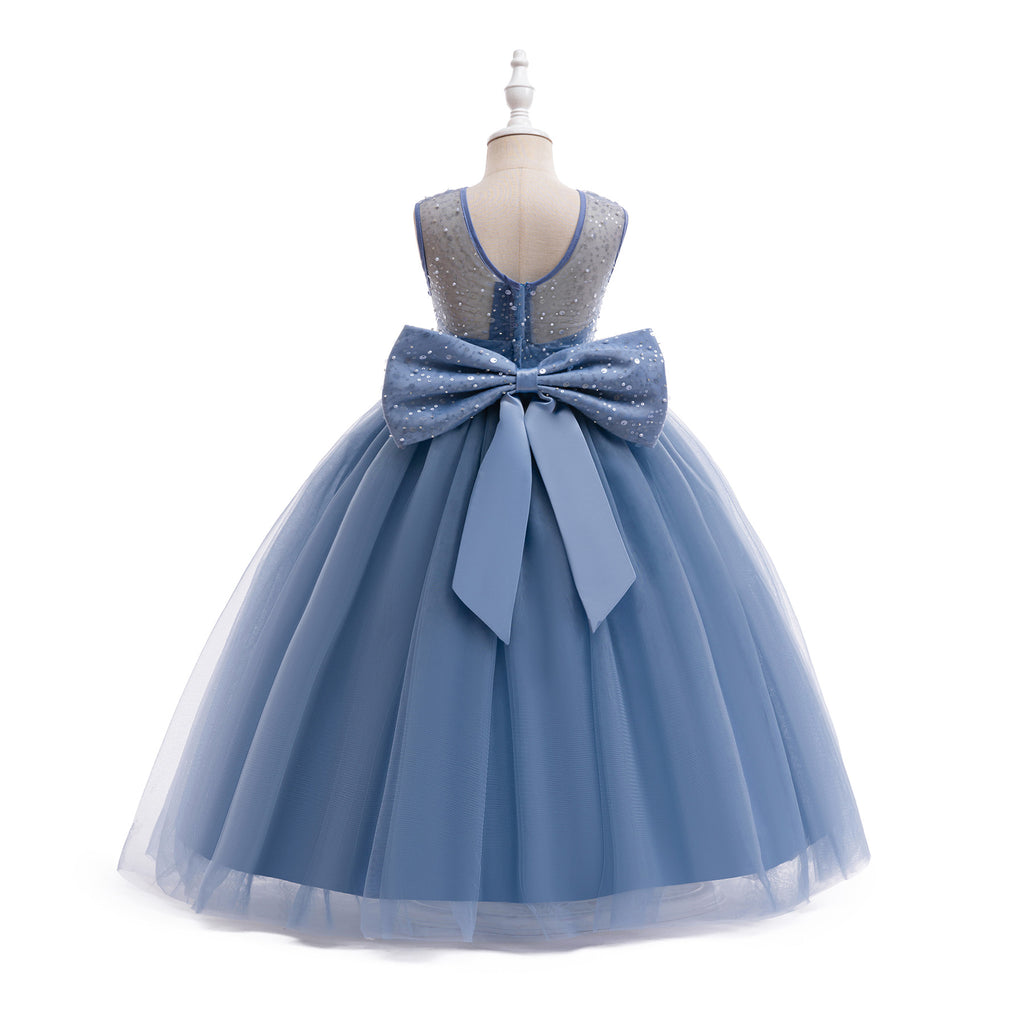 5137 Wholesale White Lace First Communion Dress Kids Flower Girl Formal Wear for Church First Holy Communion Ceremony（副本）