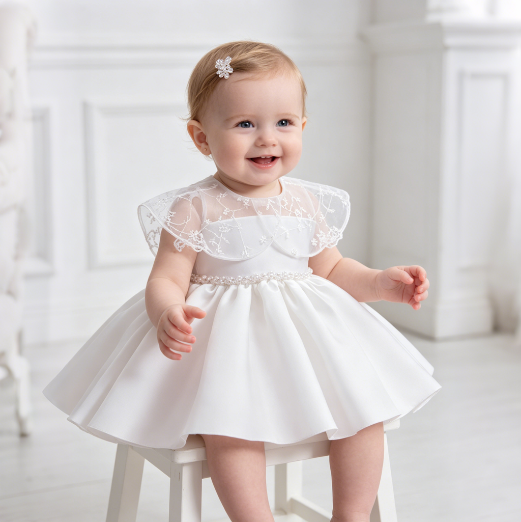 5256 Toddler Baby Girls Princess Birthday Dress Flower Girl Pageant Party Tutu Wedding Formal Dresses Tulle Gown Kids Dresses