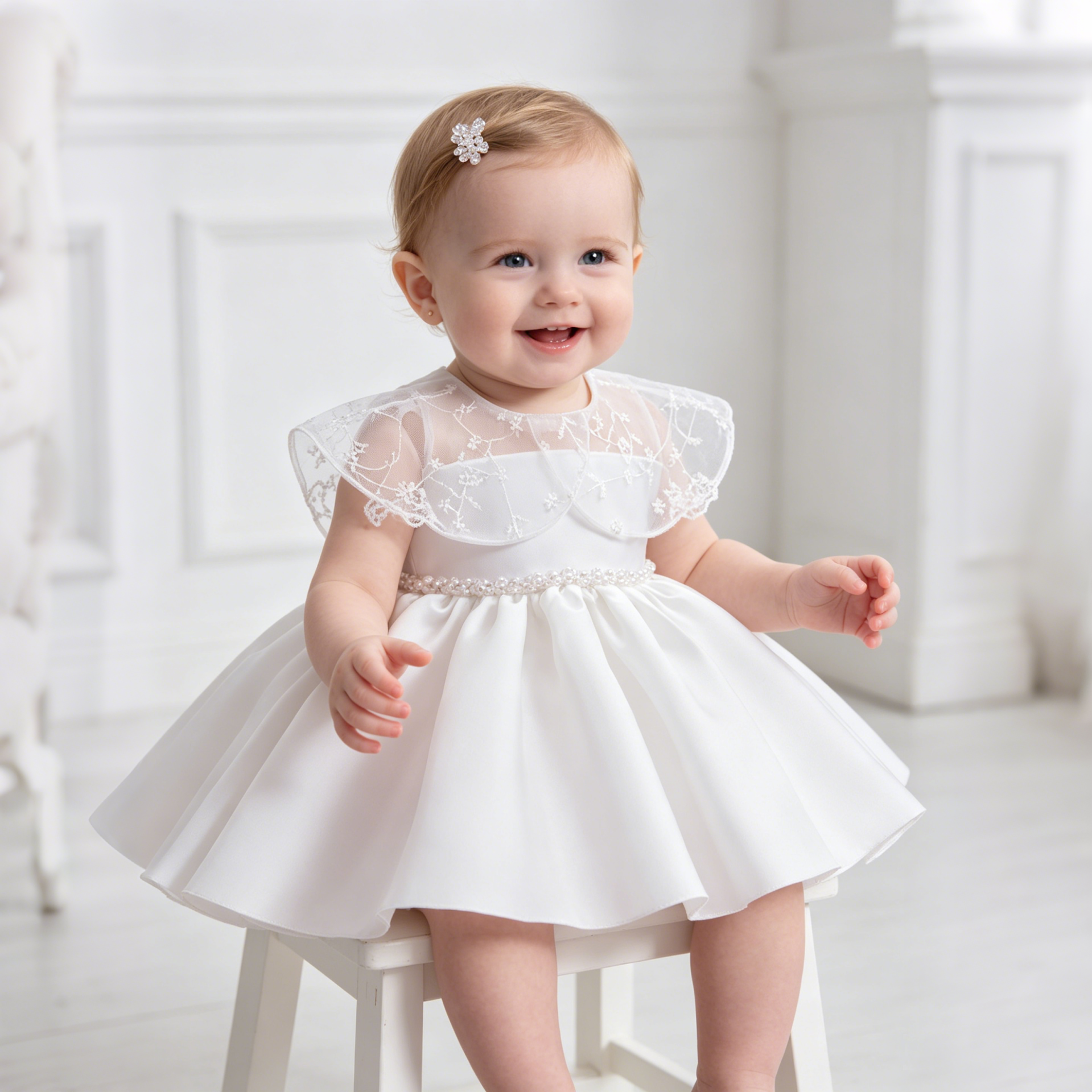 5256 Toddler Baby Girls Princess Birthday Dress Flower Girl Pageant Party Tutu Wedding Formal Dresses Tulle Gown Kids Dresses