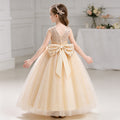 5137 Wholesale White Lace First Communion Dress Kids Flower Girl Formal Wear for Church First Holy Communion Ceremony（副本）