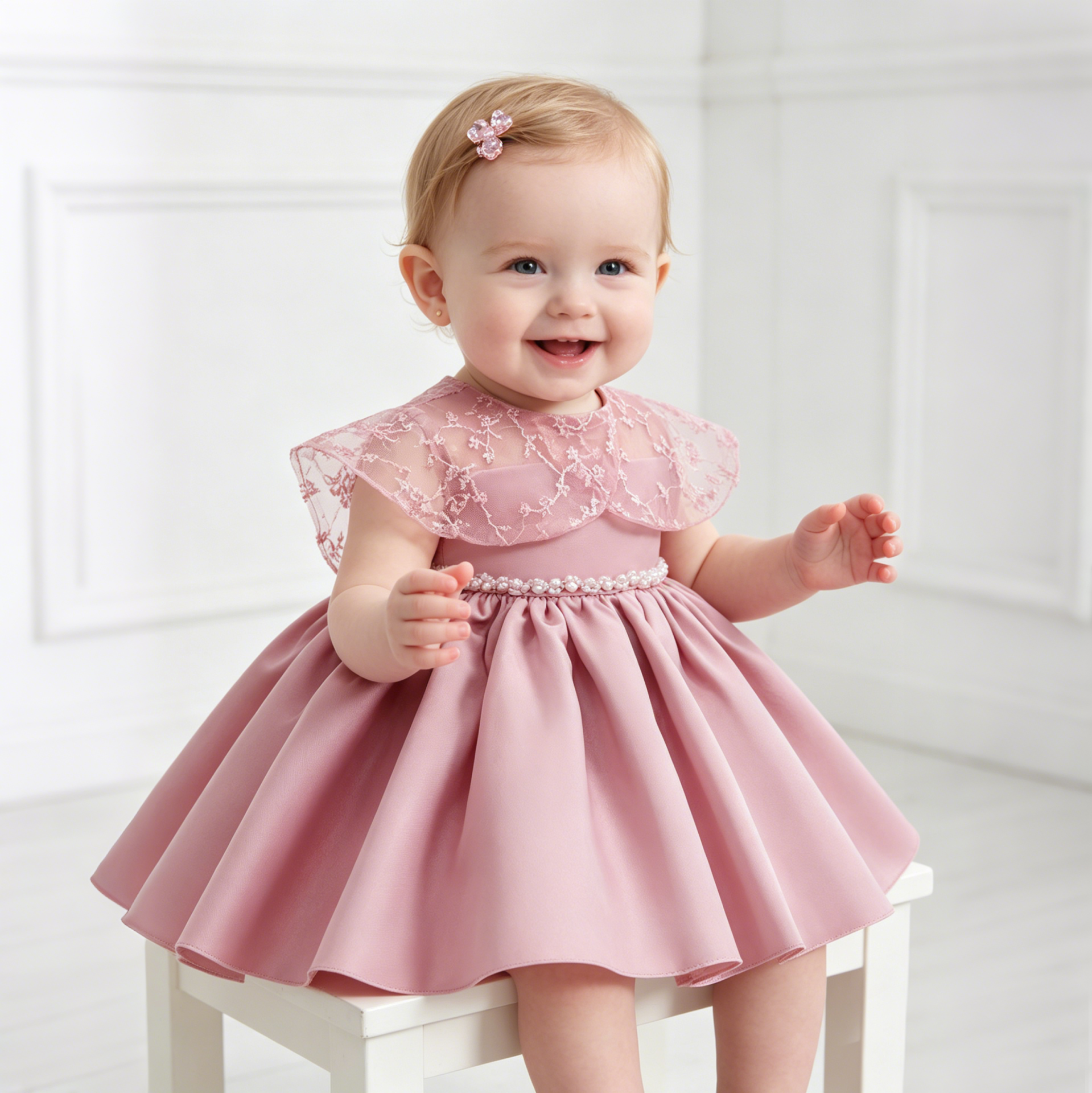 5256 Toddler Baby Girls Gown Princess Dress for Girl Pageant Wedding Birthday Party Gown Prom Flower Girls' Dresses
